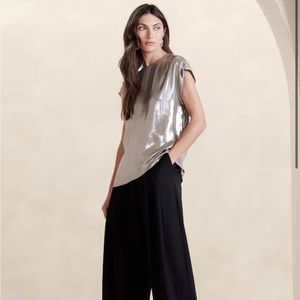 Banana Republic Maxime Metallic Top